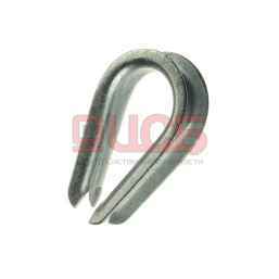 Коуш DIN 6899, d 3 09-5653 Предохраняет трос от перетирания, делает петлю плавной