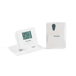 TEPLOCOM TS-2AA/3A-RF  Беспроводной комнатный термостат. Питание термостата от двух батарей типа АА,