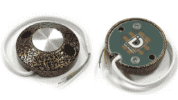 КН-04К Кнопка выхода накладная,НО,  металлическая, 37 мм (D) х12мм покраска корпуса порошковой эмаль