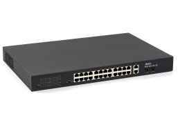 SKAT PoE-24E-2G-2S коммутатор PoE Plus, мощность 300Вт, порты:24-Ethernet, 2-Uplink, 2-SFP