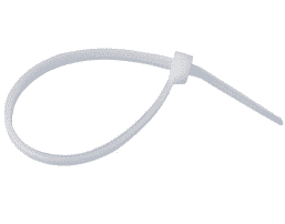 Хомут кабельный 2,5*100 (бел) 100 шт 07-0100