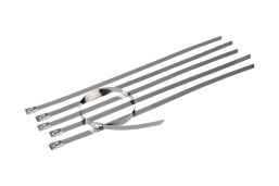 Хомут-стяжка стальная REXANT 100x4,6 мм, упаковка 50 шт 07-0118