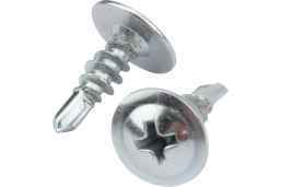 Саморез с прессшайбой KRANZ ПШС сверло 4.2х13, пакет (25шт.) 1182-4213-4