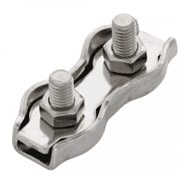 Зажим троса двойной D4мм Duplex (100шт/уп) PR08.3889