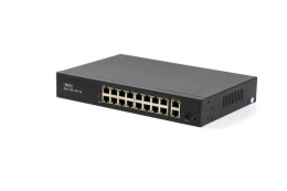 SKAT PoE-16E-2G-1S коммутатор PoE Plus, мощность 150Вт, порты:16-Ethernet, 2-Uplink, 1-SFP