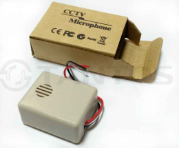 TSa-M30MP  Микрофон 3-х проводной в корпусе 30×40×20мм, V-пит.-12В (8.5...15 В) без регулировок