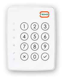 Астра-КТМ-С (Планар) белая клавиатура ТМ сенсорная