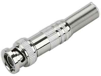 BNC разъем под винт с пружиной, металл