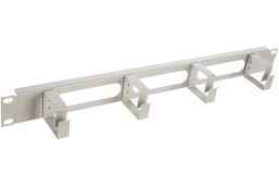 CO35-1M4RM ITK Кабельный органайзер 19" 1U 4 кольца, серый 