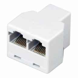 Двойник компьютерный UTP RJ-45(8P8C) (гнездо - 2 гнезда) REXANT 03-0103